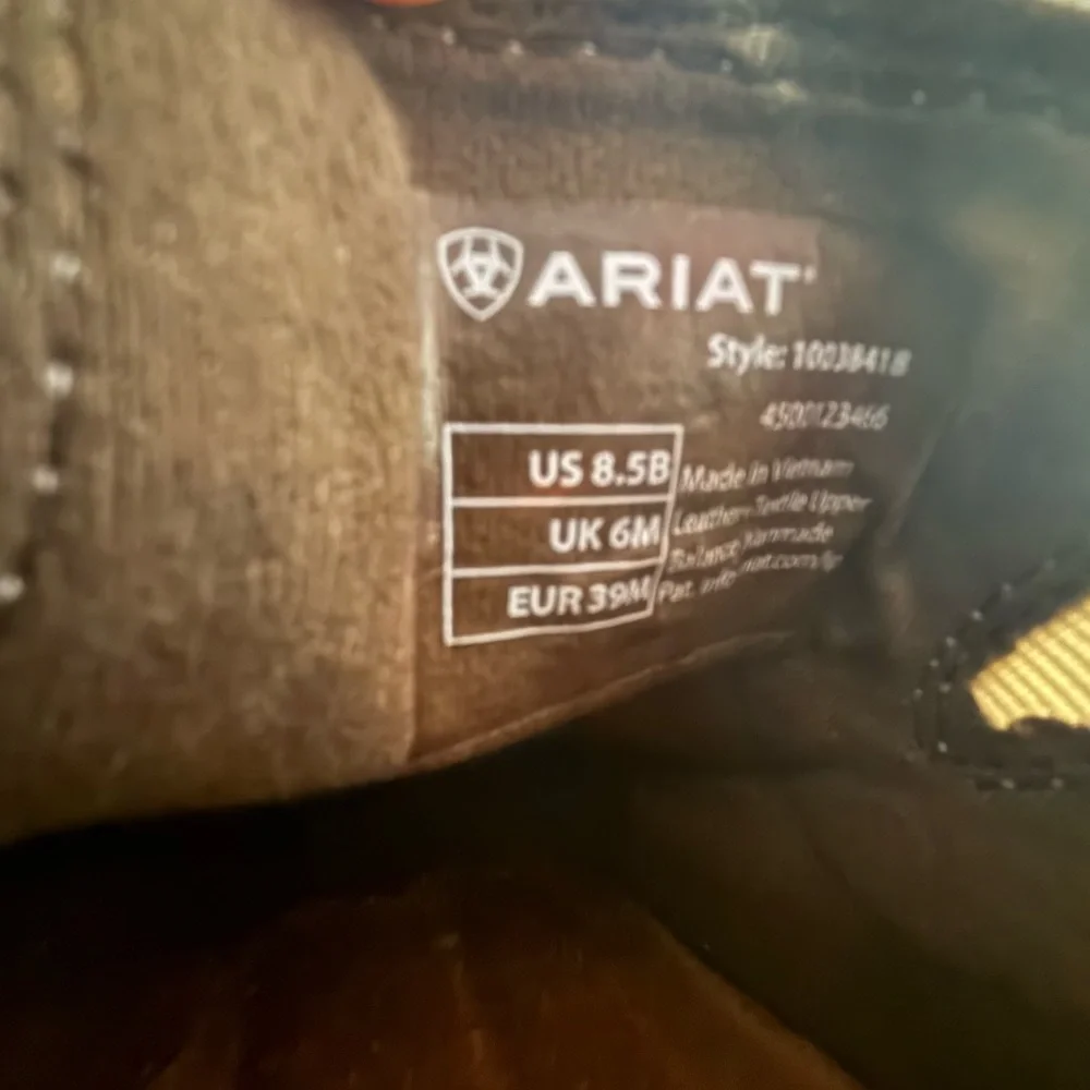 Ariat Cruiser Women's Slip-On Buffalo Print Leather Shoes Natural Taupe Size 8.5 - Picture 9 of 9